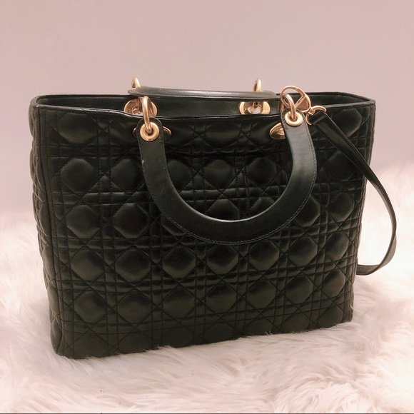 LADY DIOR LAMBSKIN TOTE BAG - Picture 2 of 5